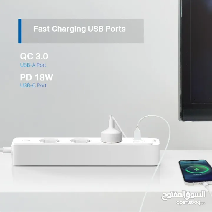 tapo smart wi-fi power strip TAP P300 -NEW -MEAGByte