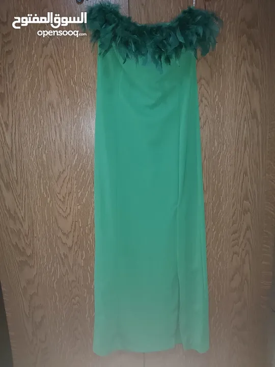 Long Green Dress for weddings