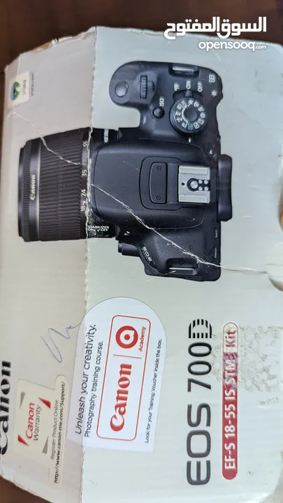 Canon 700d كانون مع عدسات