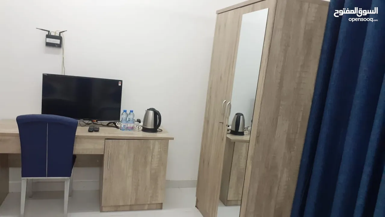 غرف مفروشة للإيجار الشهرى واليومى Furnished Rooms for rent daily and monthly