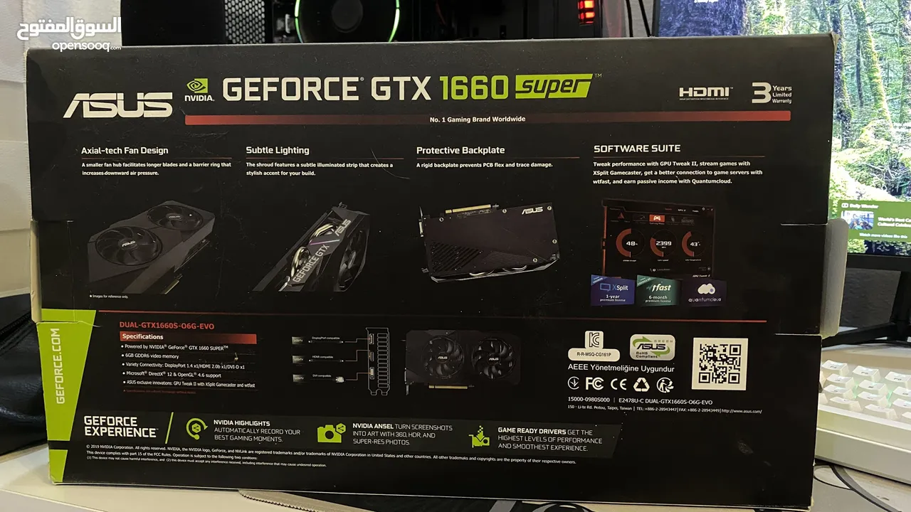 كرت  ASUS 1660 SUPER للبيع