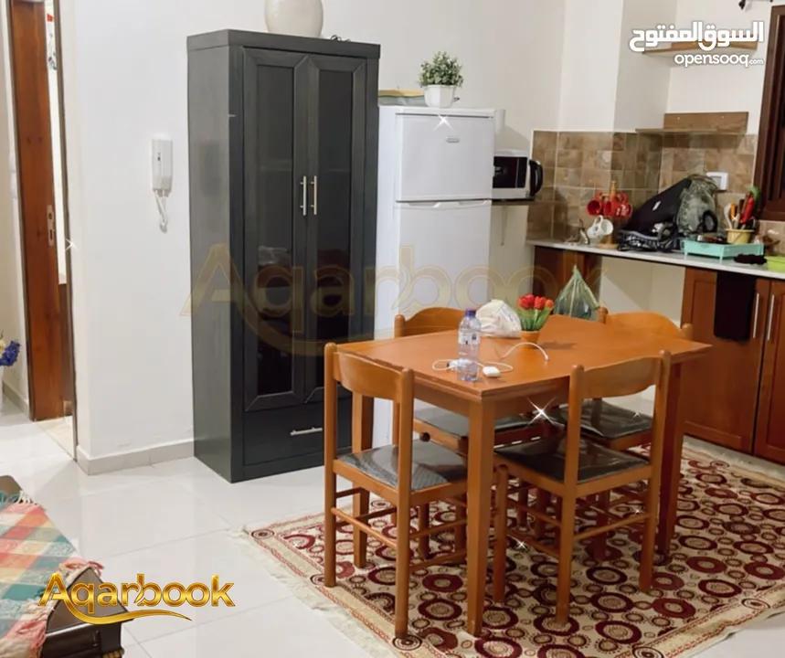 استوديو مفروش للايجار بمنطقة الريحان
