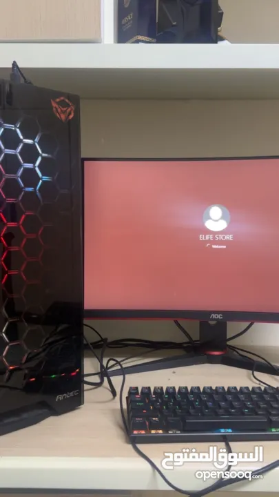 جهاز كمبيوتر قوي وممتاز لجميع الاستخدامات وبالذات للقيمنق وجميع الاستخدامات