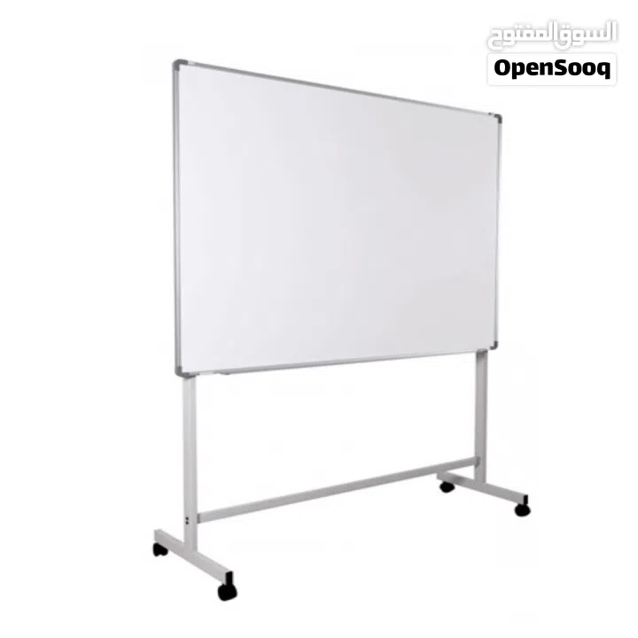 White Board for Sale – 120 x 180 cm  سبورة بيضاء للبيع - 120 × 180 سم