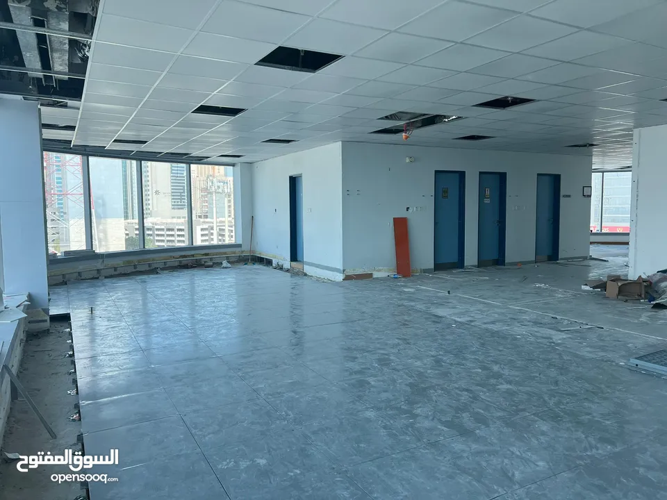 مكتب جديد للايجار 588 متر  For rent a new office in Kuwait City, Salhia - an area of 588