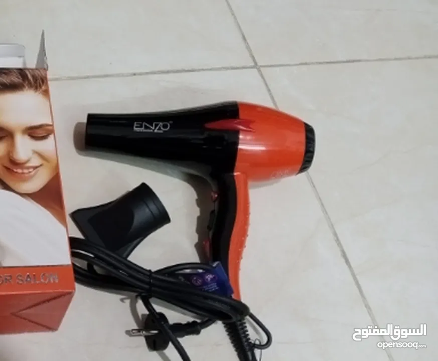 سشوار منشف الشعر اينزو 5500 وط قوي الاصلي مكفول مجفف شعر