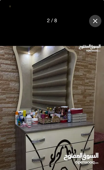 غرفة نوم شباب مفرد ونص تخت وخزانه طابقين