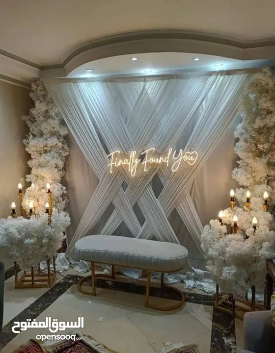 تنظيم وتنسيق كافة مستلزمات المناسبات والأفراح خطبه زفاف حنه كتب كتاب خطبه تخرج omar wedding planner