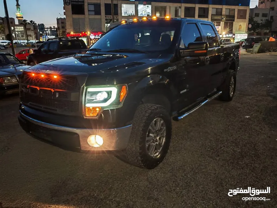F150 2013 XLT ممشى قليل كامل الاضافات ومعدل بحالة ممتازة ولا يحتاج لاي صيانة بسعر مغري للجادين فقط