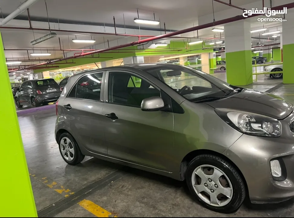 Kia picanto وارد شركة 2 جيد خلفي
