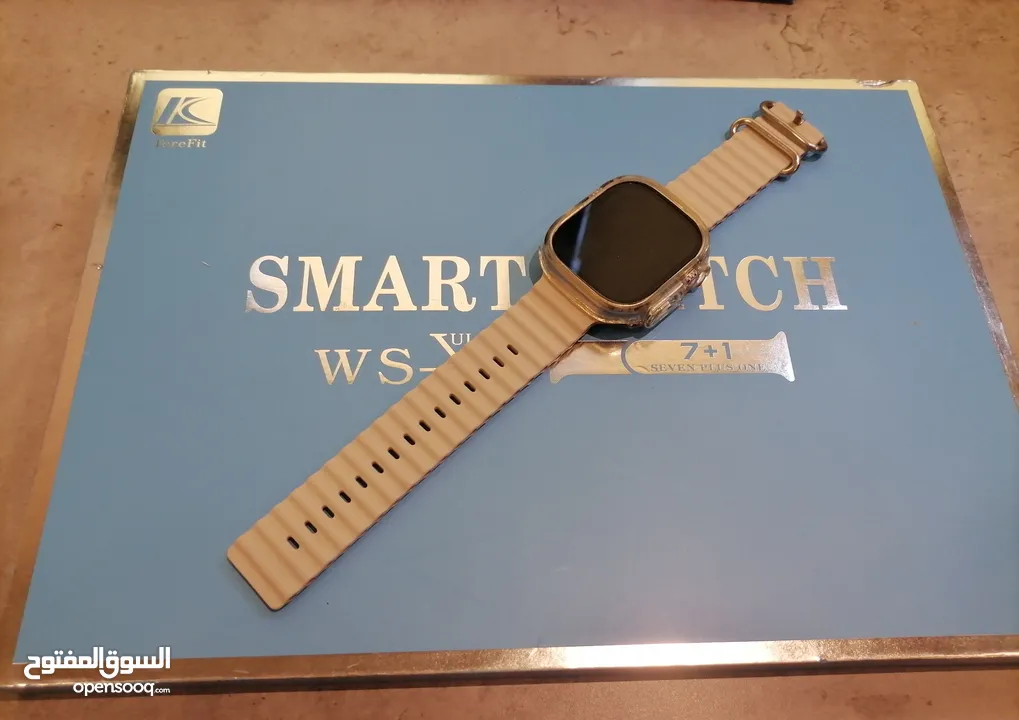ساعة يد ذكية للبيع ULTRA WS-X9 مستعملة حالة ممتازة بالكرتون وكل الملحقات موجودة
