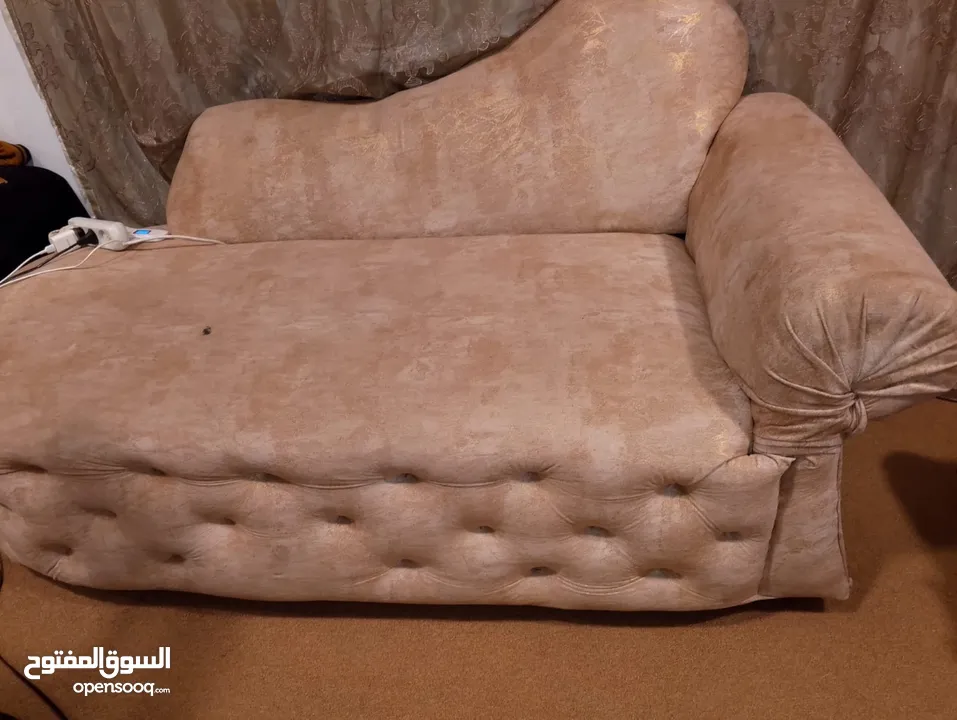 طقم كنب مستعمل  بسعر حرق