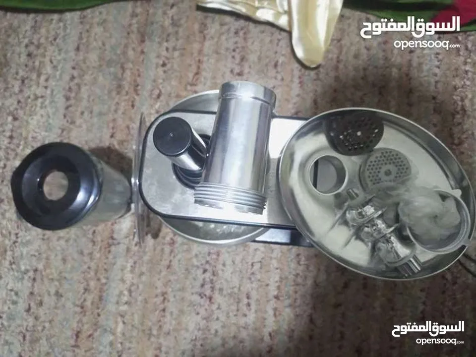 عجانة 7 لتر مع خلاط زجاج ومفرومة لحمة  استعمال بسيط جدا