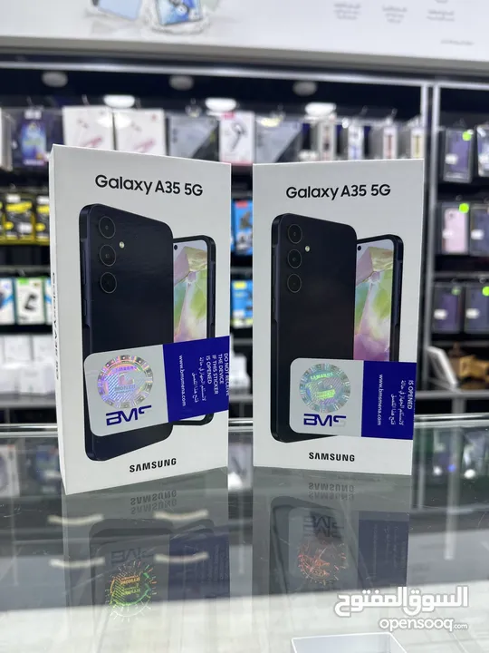 Samsung galaxy A35 5G (256 GB / 8 RAM) جديد مسكر بالكرتونة