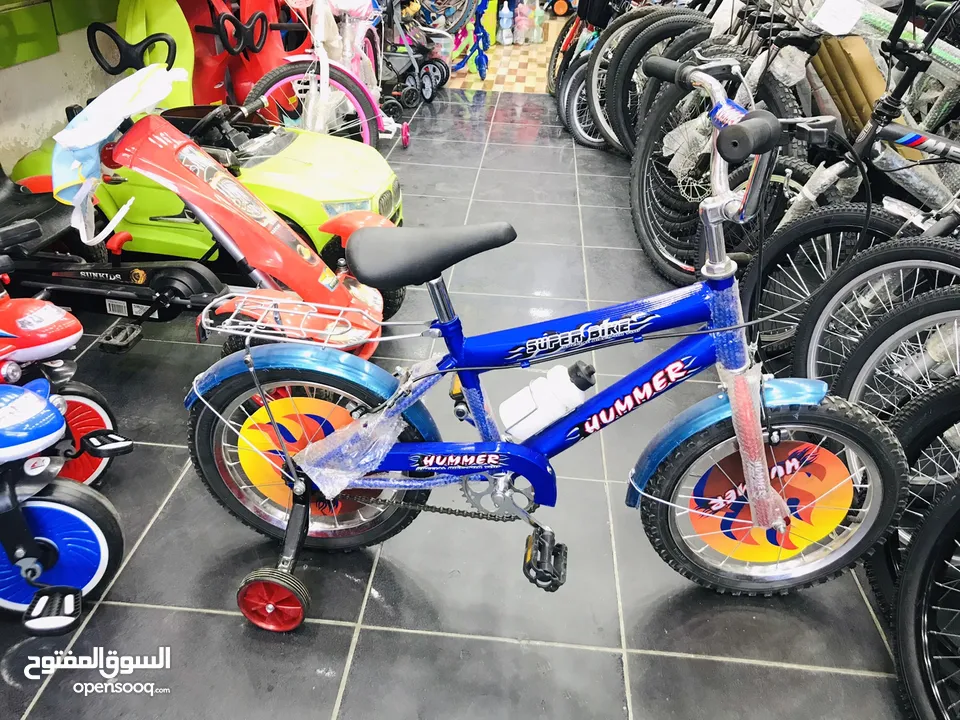 عرض خاص على الدراجة الهوائية وارد دبي مكفول ماركة HUMMER مقاس16 inch من island toys