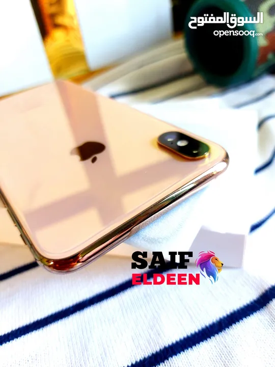 IPHONE XS MAX 256  GOLD حالة زيروو