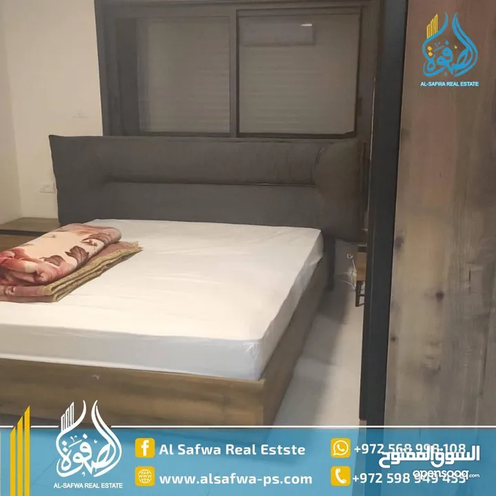 شقه جديده مفروشه بيرزيت ضاحيه الريحان