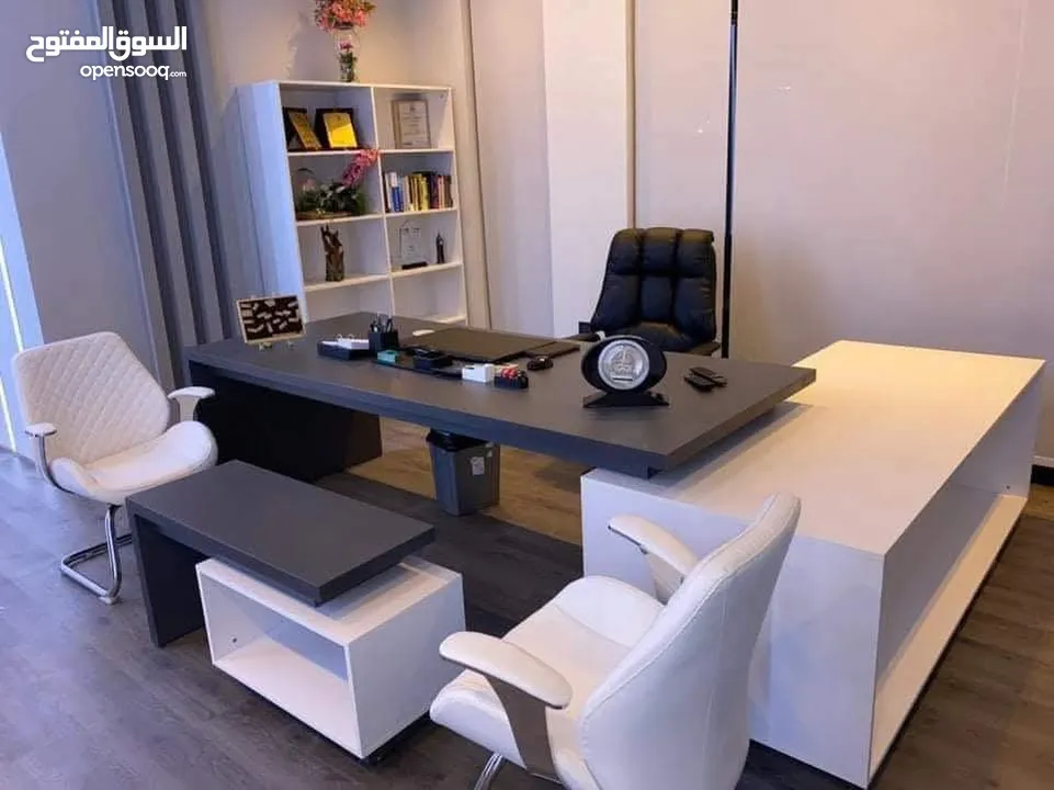 تميز بجلستك بأحدث أشكال المكاتب مدير للشركات و المكاتب الفخمه أجود أنواع الخشب باقل التكاليف