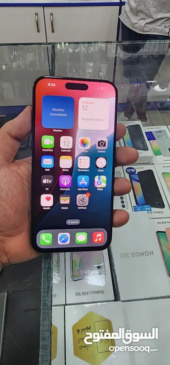 iPhone 15 pro max وارد الشرق الأوسط بحالة الجديد بطارية 100%