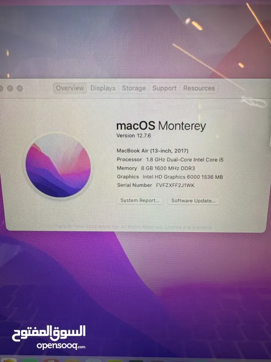 MacBook Air 13” 8GB 128GB i5