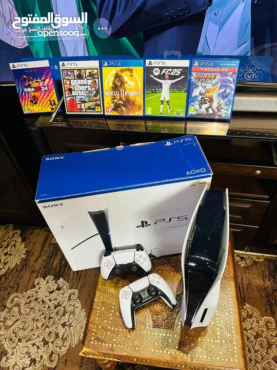 Playstation 5 Slim Blueray  بلاستيشن 5 سلم