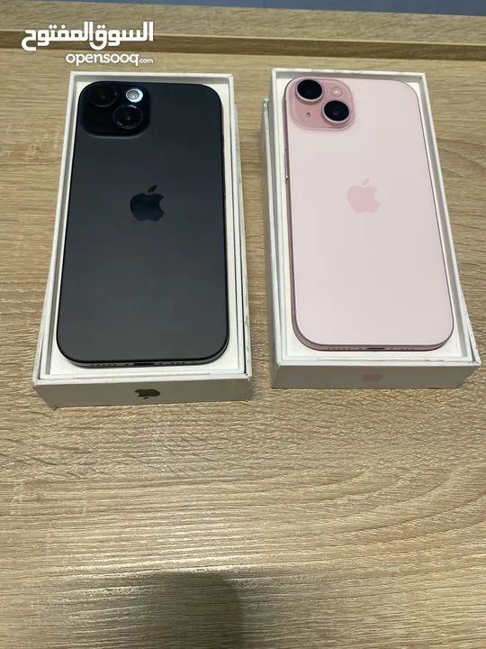 iPhone 15  128gb  Battery 100% جميع ملحقاته الاصلية مشغل فقط غير مستعمل  كفالة ابل حتى 12/2025