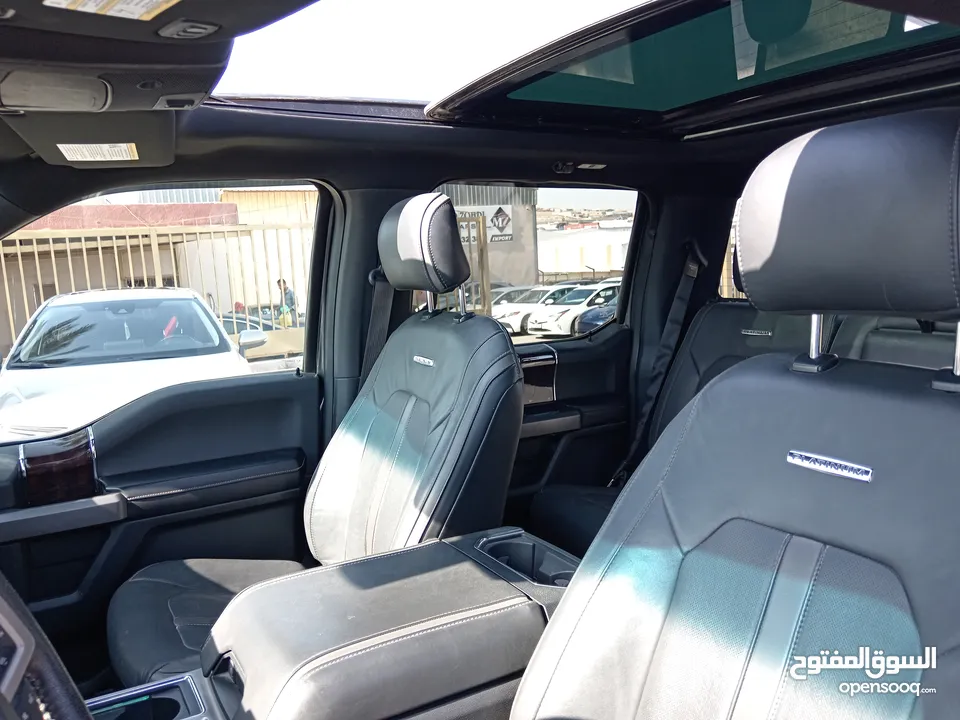 Ford F-150  Platinum   اعلى صنف جمبع أضافات قاطع مسافة 87 حسب كارفاكس وكارسير  فحص كامل 7