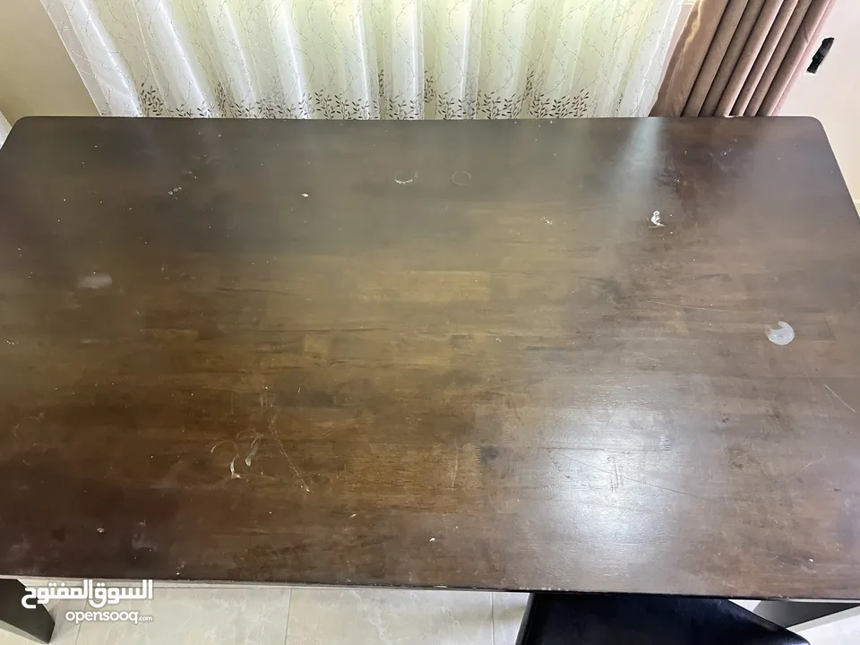 طاولة سفرة 6 كراسي خشب ممتاز وبسعر مناسب