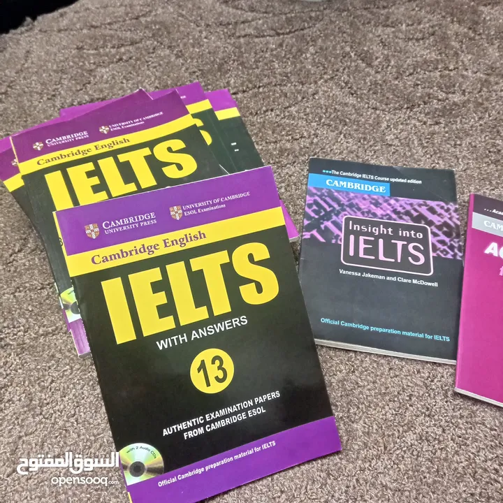 مجموعة كتب Ielts1_13 للبيع جديده