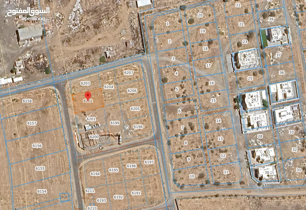 قطعتين ارض سكني في ولاية بركاء  - الرميس المساحة لكل قطعة: 643 متر السعر لكل قطعة: 29 ألف ريال عماني