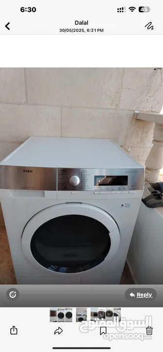 نشافه  AEG. نوع Protex Plus،  مجففة ملابس (dryer) من شركة AEG أو Electrolux