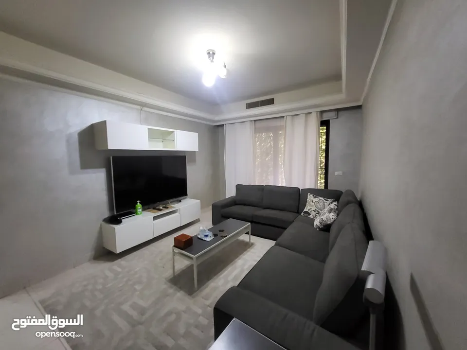 furnished apartment for rent in abdoon next to the Saudi Arabia embassy ground floor with three bedr