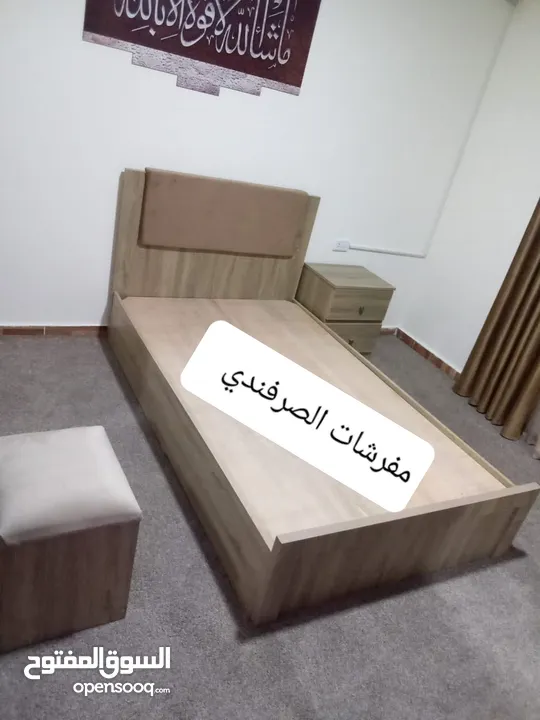 تخوت مفرد شباب قياس 190×90 كفاله 5سنوات سنوات خشب لامنيت 18م بدون فرشه