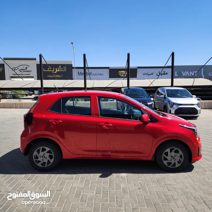 Kia Picanto 2024 الجديده كلياً- كفالة الوكيل الرسمي 5 سنوات وعقد صيانة 30,000 كم زيوت وفلاتر