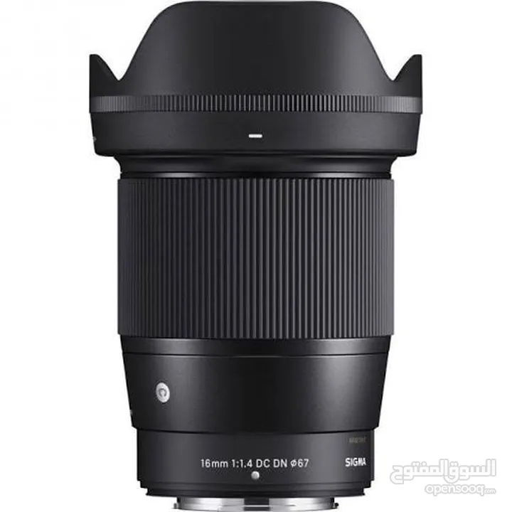 Sigma 16mm F1.4 For Sony New