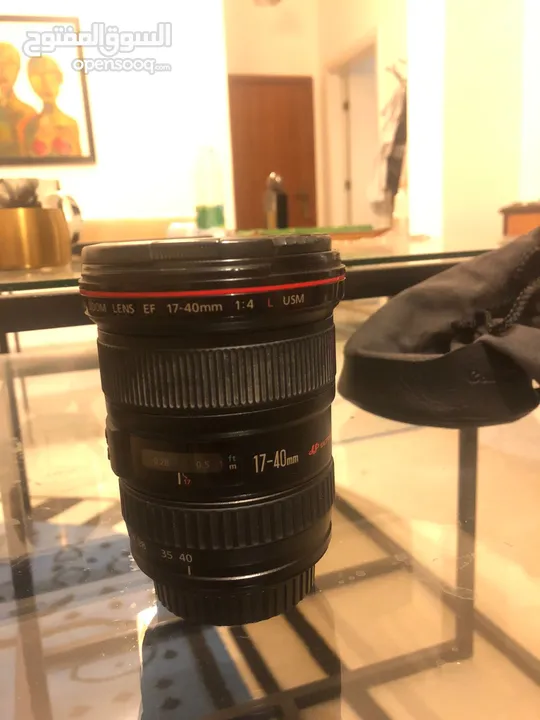 عدسة كانون  EF 17 - 40MM F/4L U ULTRA WIDE ANGLE