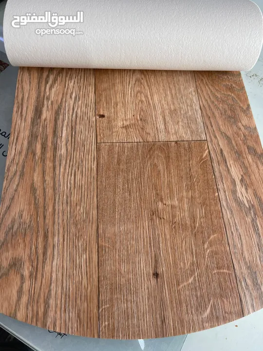 باركيه جلد بلجيكي pvc جلد ارضيات يناسب للبيت كاملاً ويعوض عن البلاط يوجد خدمة تركيب ضمن كادر مختص