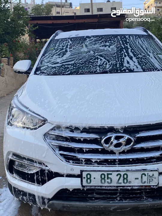 جب هيونداي سنتافي 2017 الحبه الميزه سياره عائليه 7 مقاعد فحصو نخب مش  ناقصو الا الصلاه ع النبي
