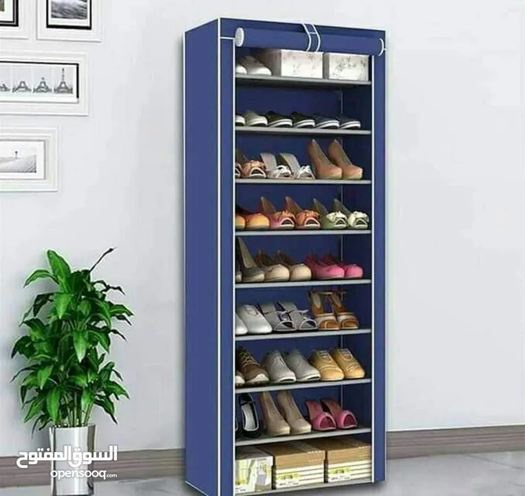  خزانة أحذية مصنوعة من القماش لتنظيم الأحذية واستغلال المساحات