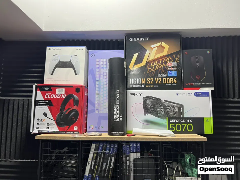 RTX 5070 Setup with all accessories