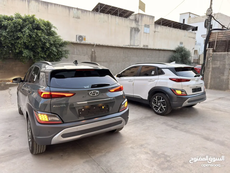 هنداي كونا هايبرد بالالوان والمواصفات المميزه والفخمه