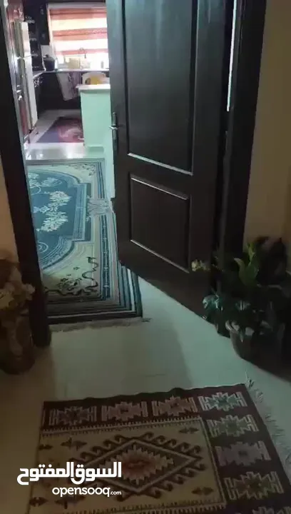 شقة للبيع طابق ارضي مع روف