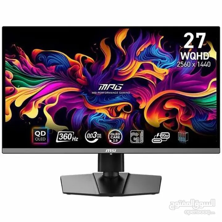 OLED MSI Gaming monitor 360hz شاشة العاب اوليد