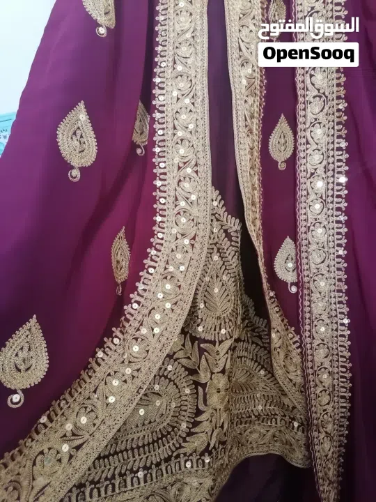 فستان ( ملچة ، جلوة ) مع مشمر للعرايس