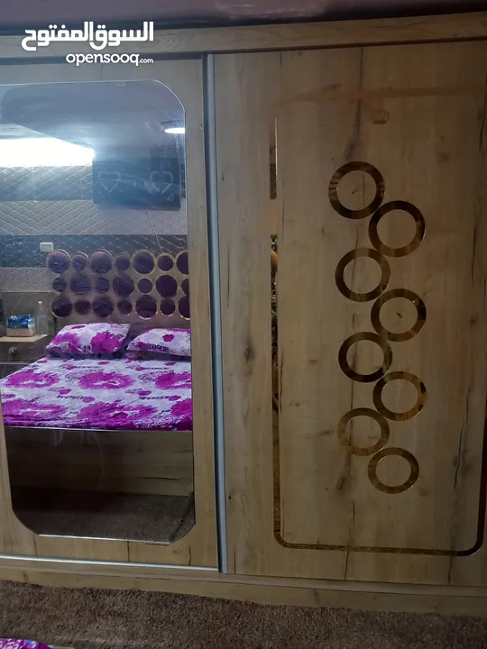 غرفت نوم  شبه جديده مافيها اي عيب كل شي واضح بل صور سعر 350 تلفون