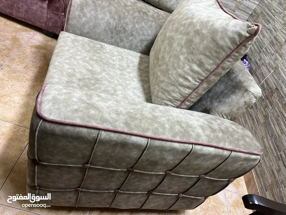 كرسي كنب منجد جديد