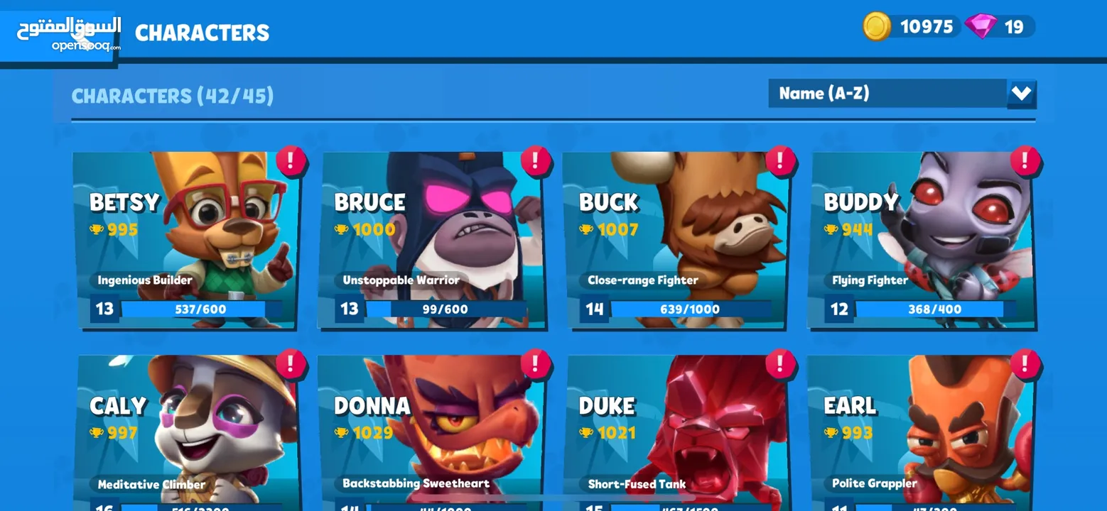 Zooba zoo battle royale account with almost all characters high level