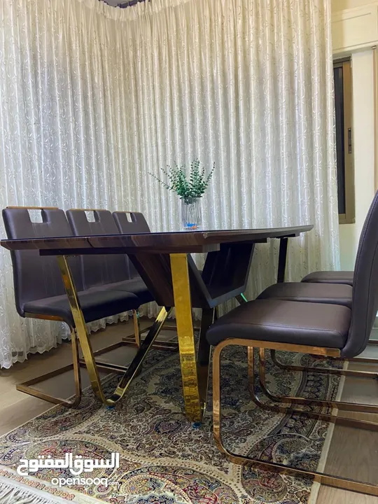 طاولة سفرة خشب زان