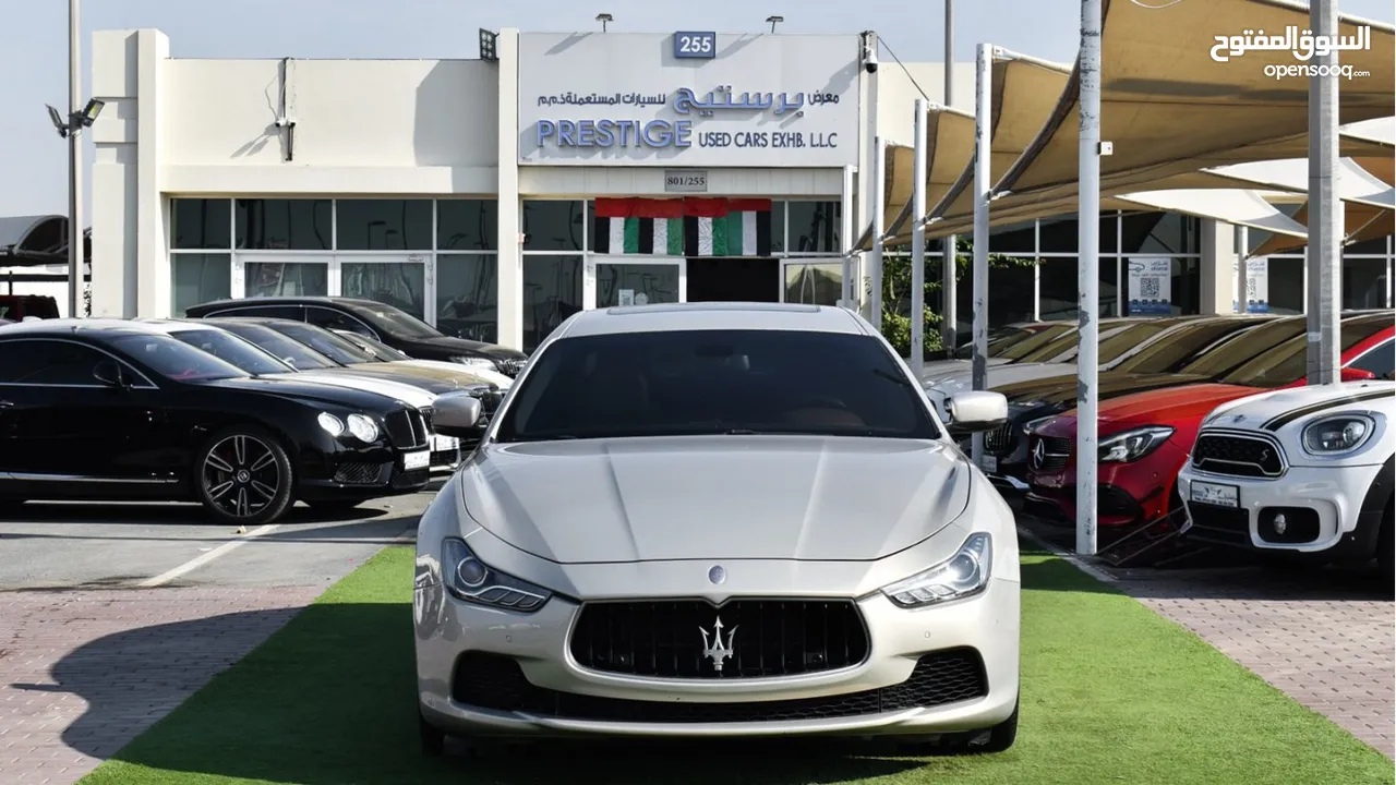 Maserati Ghibli 2014 Model - GCC - Sunroof