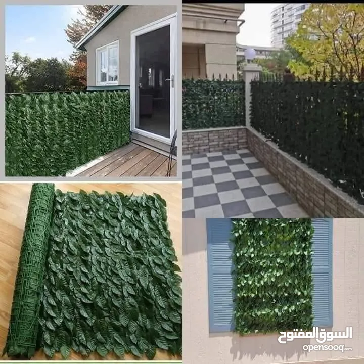 شبك ورق الشجر الاخضر الأصلي أجعل من بيتك حديقه خضراااء مع رول شبك الجدران و الحدائق و الأسوار